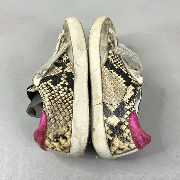 Golden Goose Girls Superstar Python Effect Leather Sneakers - Picture 4 of 8